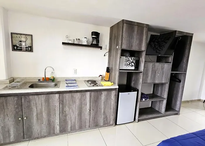Apartment S06 King Premium Tec Cem Con Cocineta Wifi Balcon Parking Terraza Mexico City