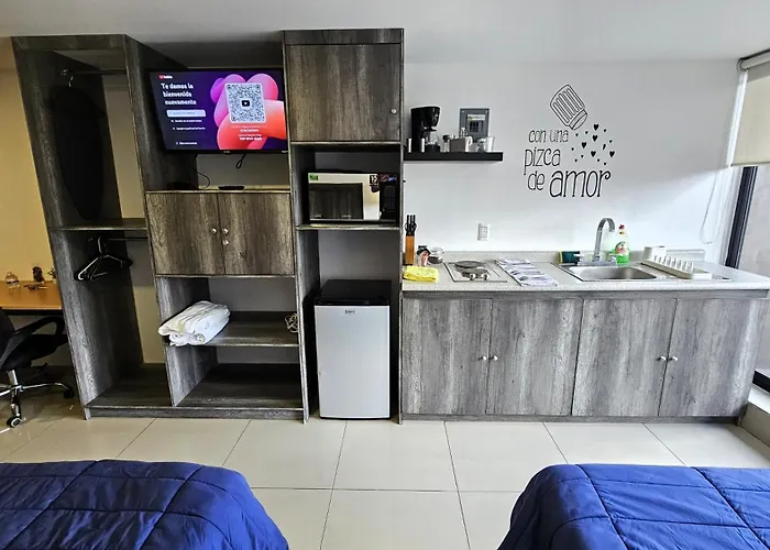 S06 King Premium Tec Cem Con Cocineta Wifi Balcon Parking Terraza Apartment