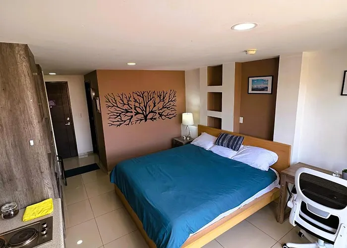 Apartment S06 King Premium Tec Cem Con Cocineta Wifi Balcon Parking Terraza Mexico City